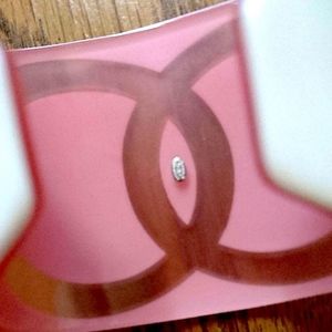 CHANEL Jewelry - CHANEL Bangle "CC" Logo White/Pink CHANEL Jewelry - CHANEL Bangle "CC" Logo White/Pink